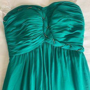 Green CK maxi dress
